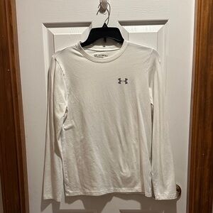 Under Armour Men's White Long Sleeve Tee